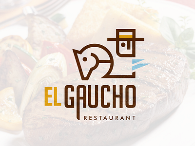 Gaucho 01 argentina branding design gaucho icon logotipo marca restaurant type typography vector
