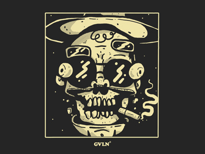 Flesh 3 Gavilan Gvln bones color flesh illustration skull