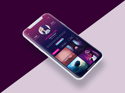 UI daily 006 - Profile User profile user uidaily violet