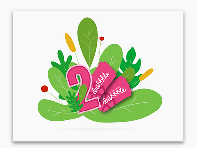 2 Dribbble Invitations