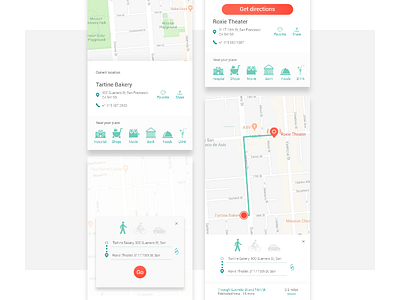 UI daily 020 - Location track 020 location track map transportation ui daily