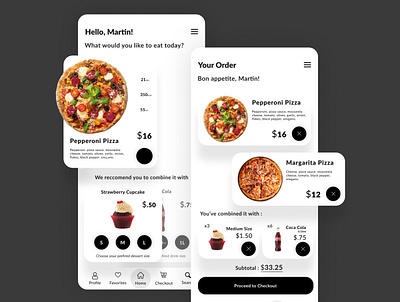 Pizza Delievery Mobile App app branding creative delivery design dribbble flatdesign illustration mobile app mobile app design mobile design mobile ui pizza ui ui ux uidesign ux ux ui ux design vector