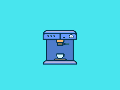 Coffeemaker coffee coffeemaker creative design flatdesign icon illustration vector