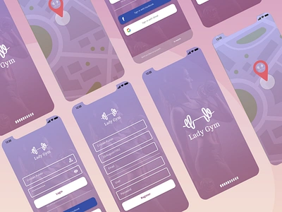 App Gym Woman app diseño iphone marca ui. ux