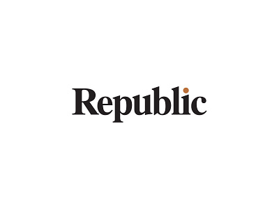 Republic — Logo Redesign branding design hz logo typography