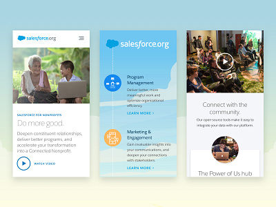 Salesforce.org — Industry Page