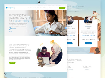 Salesforce.org — Website digital hz product ui ux website