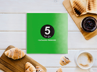5 to go - Product Catalogue 5togo catalogue coffee design freelance graphic print