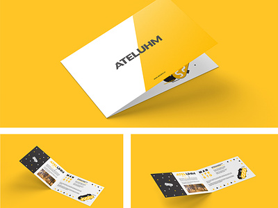 Ateluhm - Brochure art branding creative design digital illustration illustrator photoshop vector