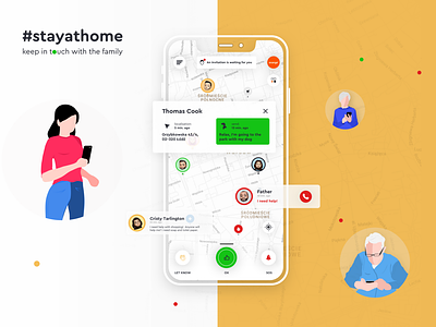 #stayathome – part 1 app app design application branding concept icon icons illustration key visual logo presentation design typography ui ui design ux ux design vector