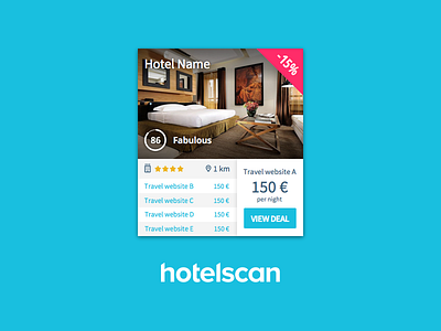 Hotel metasearch UI apartment booking discount filters holiday hotelscan layout rating resort rome ui vacation