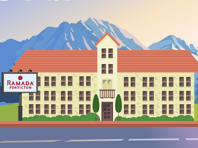 Penticton Ramada Illustration