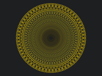 Eye Catching Mandala Design adobe illustrator creative design eye catching graphicdesign illustration mandala mandala art patterns patterns brush