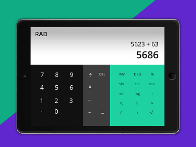 Just finished my fourth design for #dailyui #004 Calculator adobe illustrator creative design illustration ui vector