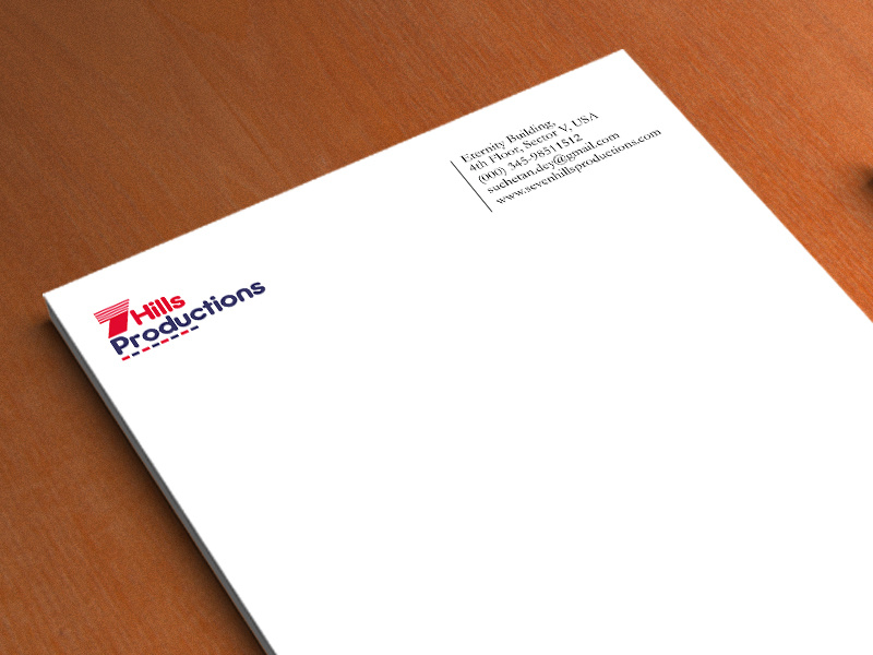 Letterhead Design Concept branding vector print design typography adobe photoshop adobe illustrator creative design letterhead design concept