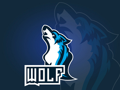 Wolf Logo Concept Design adobe illustrator branding creative design design illustration logo print design typography vector web wolf logo concept design