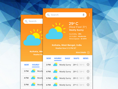 Weather App #dailyui #037