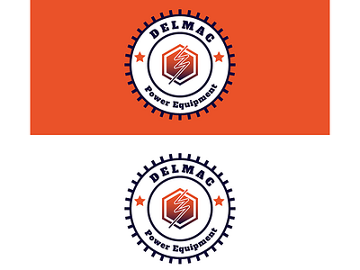 Delmac Power Equipment Logo Concept