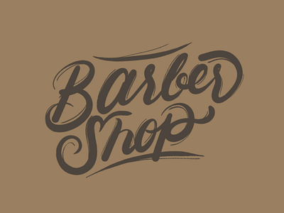 Barbershop lettering design barbershop handlettering