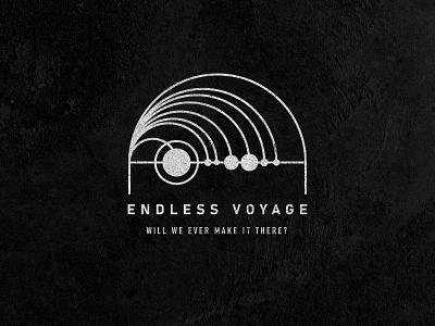 Endless Voyage 3 badge badge design design illustrator logo photoshop space texture type vector