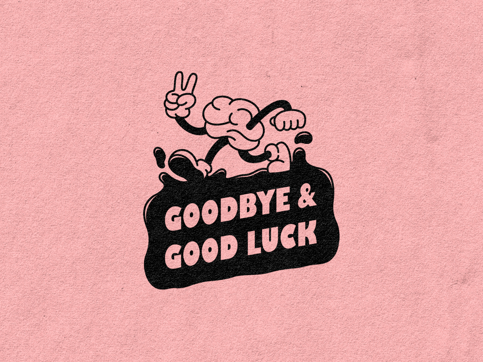 Goodbye & Good Luck Graphic 1 by Patrick Nichols on Dribbble