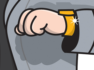 RTJ Family Guy fist (close) illustration illustrator vector