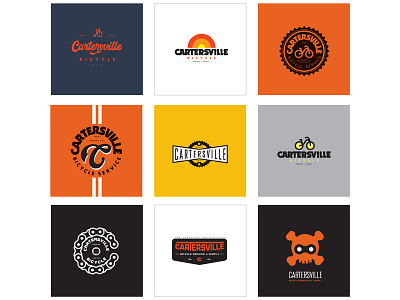 Cartersville Bicycle logos