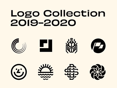 Logo Collection - 2019-2020 badge badge design branding and identity branding brand identity design identity illustration logo logo 2d logo design logodesign logos logotype