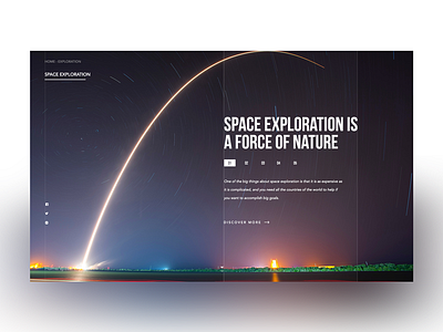 Space webheader #01 app booking landing moon presentation sci fi space spaced spacedchallenge submission travel