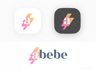 abebe android app ecommerce freebie gradient icon ios logo mobile ritzmo