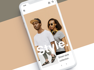 Style (Mobile Responsive) clean composition ecommerce fashion fashion brand layout minimal responsive design ritzmo style ui