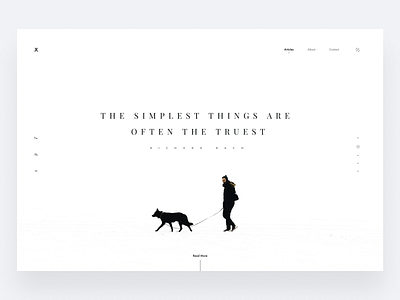 Minimalism II clean composition futura graphic layout minimal nature ritzmo snow swiss typography white