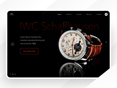 IWC schaffhausen - web header