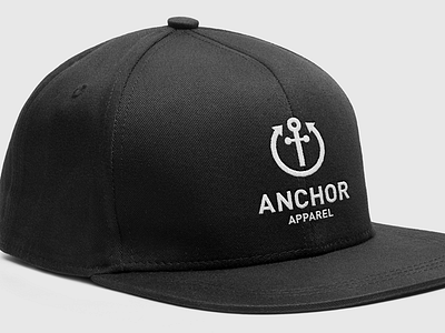 Cap design for Anchor Apparel branding branding design design dribbble graphic design identity identity design logo logo design