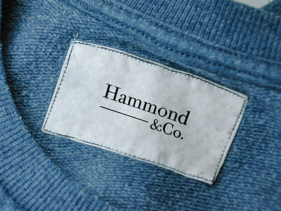 Logo design - Hammond & Co branding font graphic icon identity illustration logo logo design typography vector wordmark