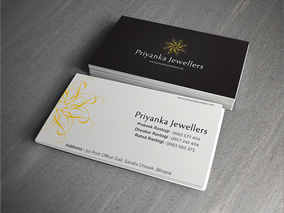 Priyanka Jewellers | Business Card