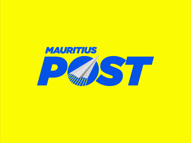 Mauritius Post animation cinema4d logo