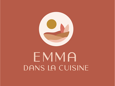 Emma dans la cuisine - logotype brand branding cook cooking healthy identity logo logotype naturopathe