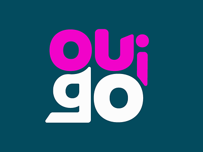 Ouigo (logotype) 70s art direction colorful design graphic design logo logotype ouigo pop pop culture seventies tgv train