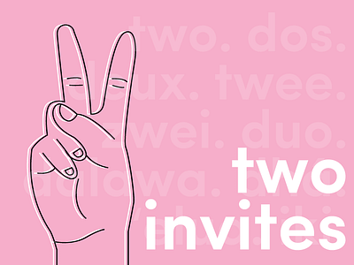 TWO INVITES