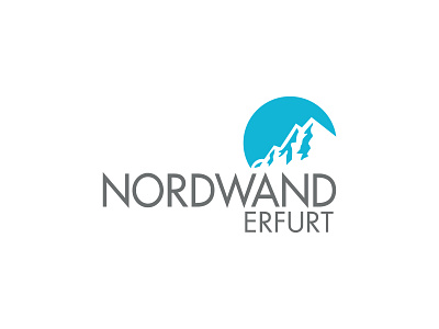 Nordwand Erfurt Logo Concept branding climbing concept deutschland germany indoor indoorclimbing logo mountain
