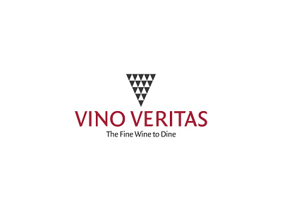 Vino Veritas Logo Concept branding concept deutschland germany grapes logo vineyard wine winery