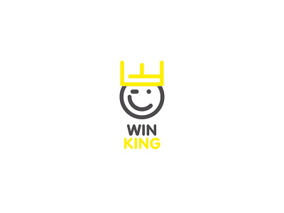 WIN KING Logo Concept branding casino crown germany king logo online casino streamer twitch win