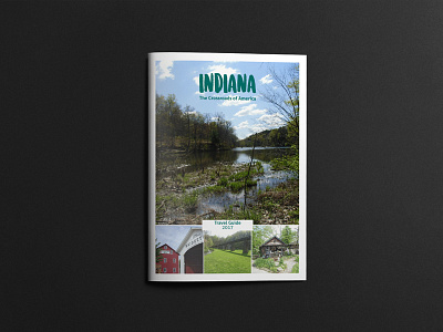 Indiana travelguide cover design