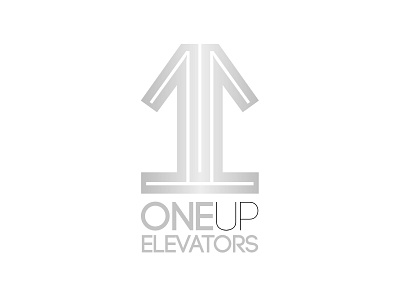 OneUp Elevators Logo arrow deutsch deutschland elevator german germany logo one oneup up