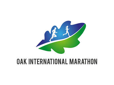 Oak International Marathon Logo deutsch deutschland german germany international leaf marathon oak runners running