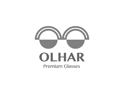 Olhar Premium Glasses Concept Logo concept deutsch deutschland eyewear german germany glasses logo premium