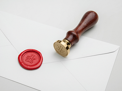 Monogram wax seal visualization