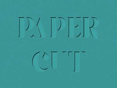 Papercut Text Effect