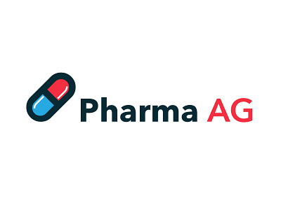 Pharma AG Logo Concept concept deutsch deutschland german germany logo medicine pharma pharmaceutical pills